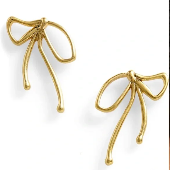 Madewell | Jewelry | Madewell Bow Stud Earrings | Poshmark display picture 1